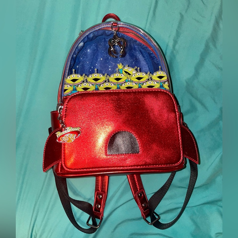 Loungefly pixar Toy Story alien backpack